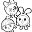 babyriki s characters coloring page