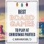 christmas party board games for family