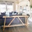 diy angled console table shanty 2 chic