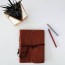 how to make a leather notebook cover