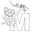 free printable monkey coloring pages