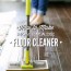 how to make homemade floor cleaner