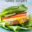 air fryer turkey burgers lettuce