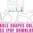 printable shapes coloring pages pdfs