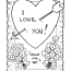 day card printable coloring page