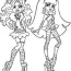 coloring pages of monster high