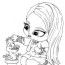 free monster high coloring pages
