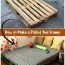 11 diy pallet bed frame ideas with step
