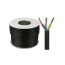 buy black 3 core electrical flex cable
