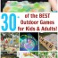 30 best backyard games for kids and adults
