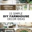 diy vintage farmhouse decor ideas my
