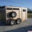 horse bumper pull horse trailer