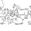 farm animals coloring page all kids