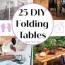 diy folding table plans