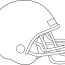 blank football helmet coloring pages