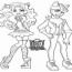 clawdeen wolf brothers coloring page