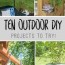 10 outdoor diy projects bigger than