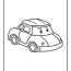 cute black and white car coloring pages