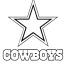 dallas cowboys star coloring pages