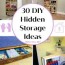 30 unique diy hidden storage ideas
