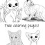 100 free cat coloring pages for kids