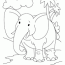 elmer the elephant coloring page free