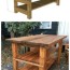 rustic kitchen island built by house
