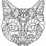 34 free mosaic kitty cat coloring pages