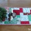 christmas quilted table runner