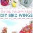 bird diy bird wings for kids