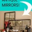 how to make distressed antiqued mirror