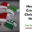 how to crochet mini christmas hats