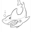 great white shark coloring pages free
