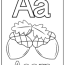 letter a coloring pages updated 2022