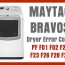 maytag bravos dryer error codes how