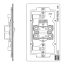 bg nexus flatplate screwless 45a switch