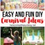 easy and fun diy carnival games kelly