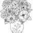 flowers kids coloring pages