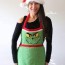 crochet adult size christmas apron