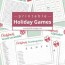 free printable christmas games for
