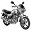 motorcycle vector illustration stock