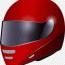 red full face helmet art motorcycle