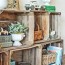 upcycle wood crates into a rustic
