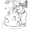 cute christmas coloring page