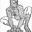 spider man colouring sheet for kids