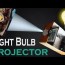 light bulb smart phone projector