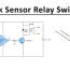 dark sensor relay switch circuit using