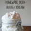 homemade body butter cream