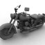 harley davidson motorbike model 3d