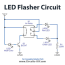 led flasher circuit with relay